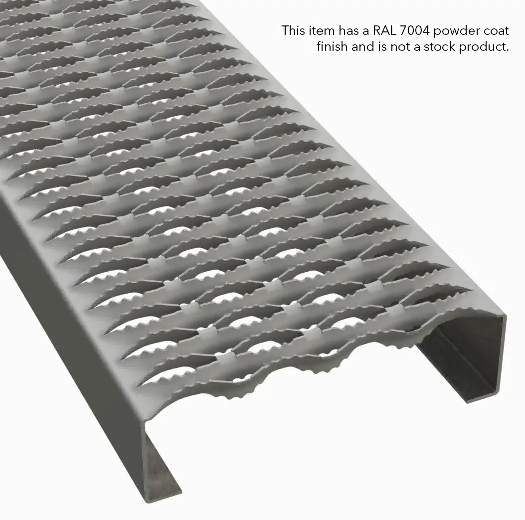 PLA142 HRPO Carbon Steel Serrated 9-1/2" Wide Plank Grating thumbnail 3