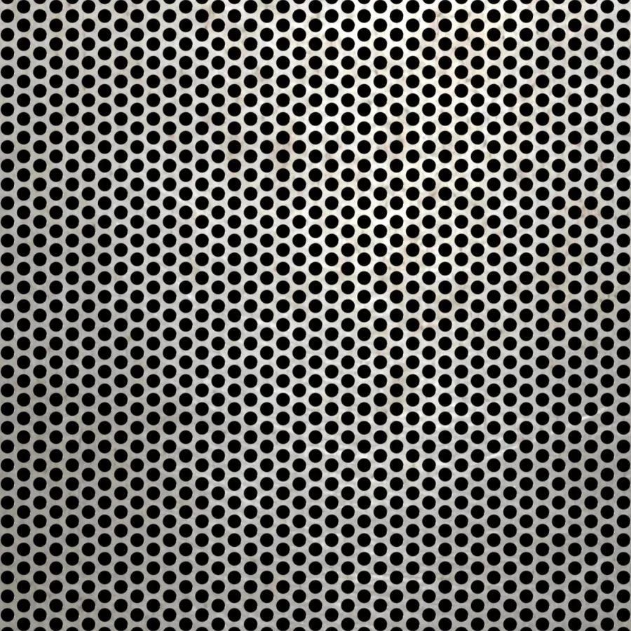 RO-221 Round Staggered Perforated Carbon Steel Sheet