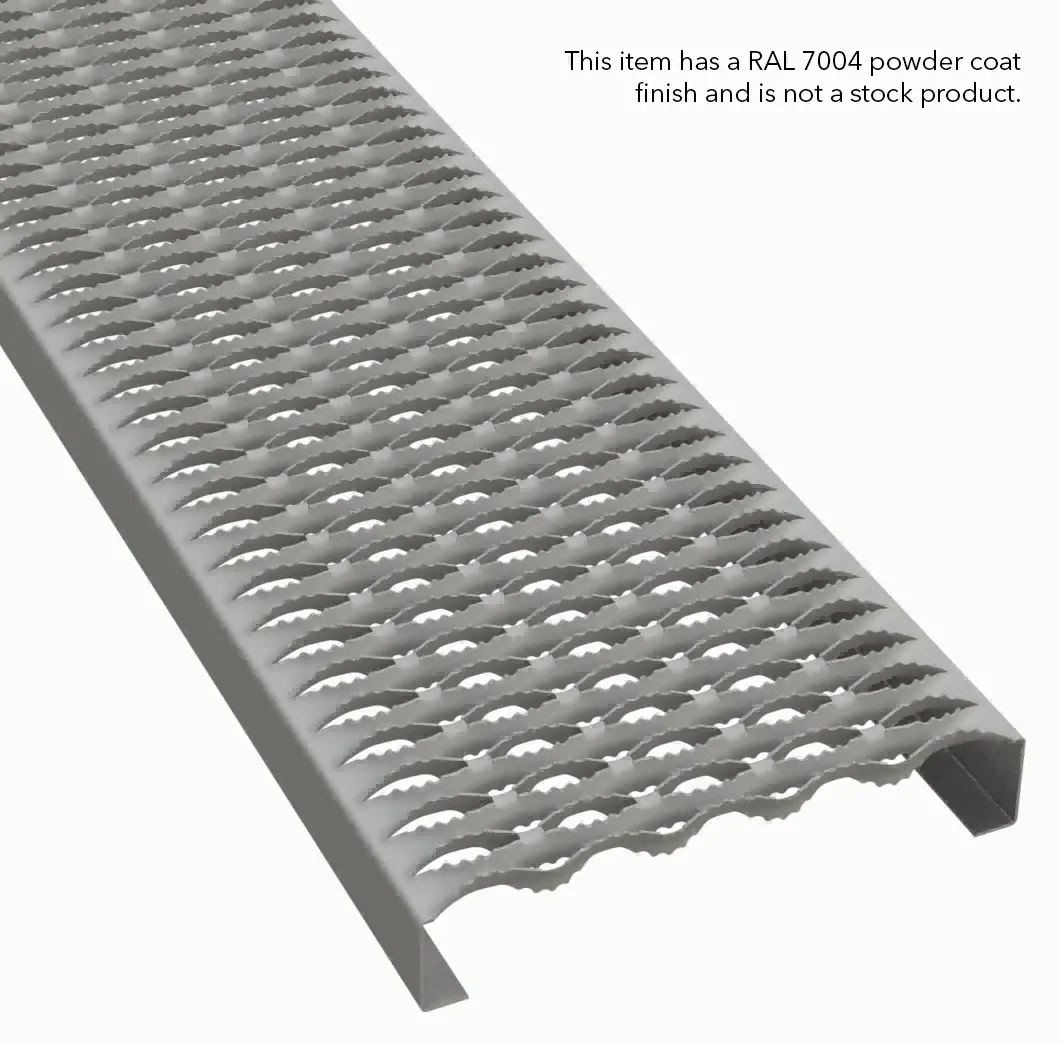 miniatura PLA071 acciaio inox 304 dentato 11-3/4" Wide plank grigliato 3