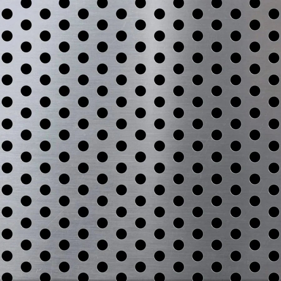 RO-146 Round Staggered Perforated Aluminum Sheet